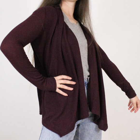 *Majora Purple Maroon Cardigan - Picture 3 of 7